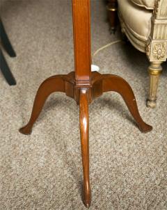 Mahogany Bouillotte Floor Lamp Stamped Jansen - 3013127