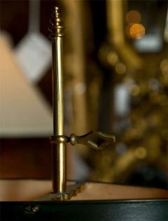 Mahogany Bouillotte Floor Lamp Stamped Jansen - 3013131
