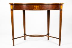 Mahogany Burl Wood Free Standing Piece Console Table - 554942