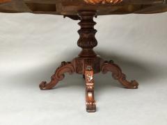 Mahogany Center Table With Marble Top - 958907