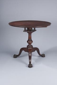 Mahogany Chippendale Dish Top Tea Table - 1400950