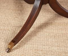Mahogany Double Pedestal Reeded Edge Dining Table - 4212890