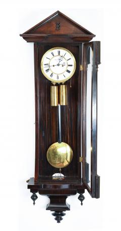 Mahogany Frame Vienna Regulator Wall Clock - 944402