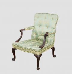 Mahogany Gainsborough Open Armchair c 1755 - 4591888