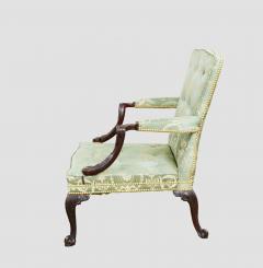Mahogany Gainsborough Open Armchair c 1755 - 4591889