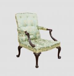 Mahogany Gainsborough Open Armchair c 1755 - 4591898