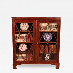 Mahogany Glazed Bookcase From The 19th Century England - 3281049