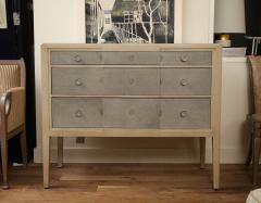Mahogany Leather Three Drawer Chest - 3465341