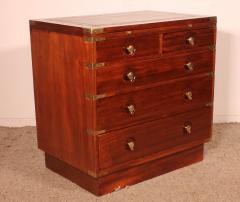Mahogany Marine Campaign Chest Of Drawers Of A Cruise Liner - 3528150
