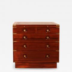 Mahogany Marine Campaign Chest Of Drawers Of A Cruise Liner - 3531145