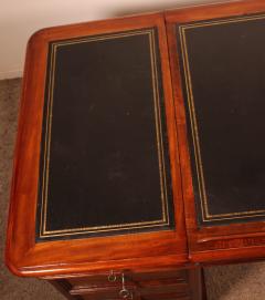 Mahogany Pedestal Desk From The 19th Century - 3733372