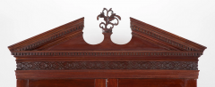 Mahogany Pediment Top Two Part Secretary - 2679544