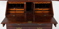 Mahogany Pediment Top Two Part Secretary - 2679767