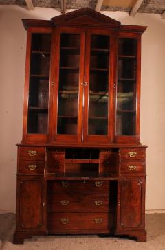 Mahogany Showcase Cabinet Or Library From The 18th Century - 3318567