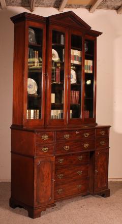 Mahogany Showcase Cabinet Or Library From The 18th Century - 3318576