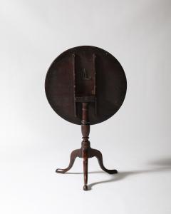 Mahogany Tilt Top Round Table England 19th C - 4210202