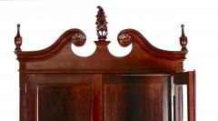 Mahogany Wood Chippendale Style Display Cabinet - 3076604
