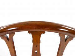 Mahogany Wood Frame Upholstered Hepplewhite Style Ten Dining Chair Set - 3304013