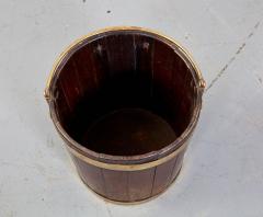 Mahogany and Brass Bucket - 2986578