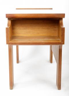 Mahogany and Laminate Modernist Desk Italy c 1950 - 4100793