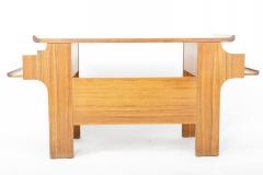Mahogany and Laminate Modernist Desk Italy c 1950 - 4100795