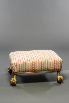 Mahogany and Parcel Gilt Footstool - 1762441