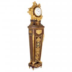 Mahogany and gilt bronze Rococo pedestal clock after Riesener - 1548918