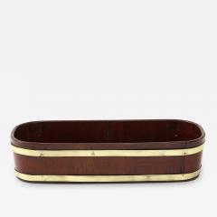 Mahogany brass bound bread tray - 2347179