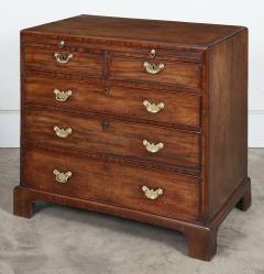 Mahogany caddy top chest of drawers circa 1750 - 3236449