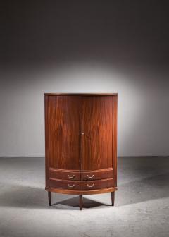 Mahogany corner cabinet Denmark - 2578748