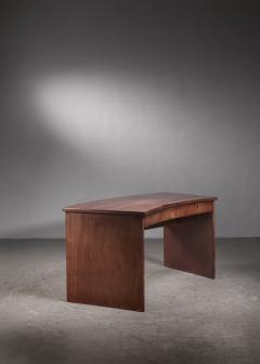 Mahogany curved desk Denmark - 2681847