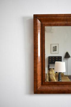 Mahogany rectangular mirror 1940s  - 4682747