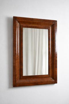 Mahogany rectangular mirror 1940s  - 4682749