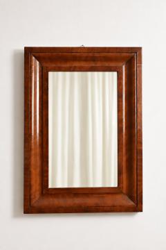 Mahogany rectangular mirror 1940s  - 4682897