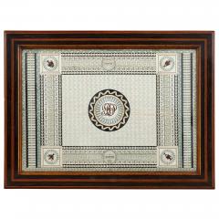 Mahogany sycamore and silk marquetry inlay centre table - 2676557