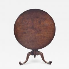 Mahogany tilt top tripod tea table in the manner of Chippendale  - 1449808