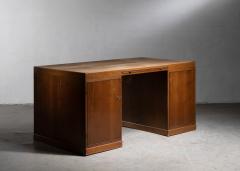 Mahogany two sided desk - 4746474