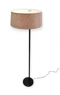 Maija Heikinheimo Maija Heikinheimo Floor Lamp MH801 in Linen Leather Valaistusty Artek 1950s - 4173868