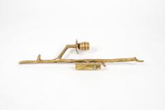 Maison Arlus 1960s sculptural bronze sconces by Arlus - 3035430