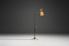 Maison Arlus Brass Floor Lamp with Tripod Base by Maison Arlus Attr France 20th Century - 4108047