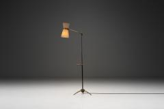 Maison Arlus Brass Floor Lamp with Tripod Base by Maison Arlus Attr France 20th Century - 4108049