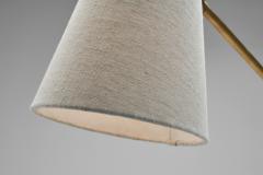 Maison Arlus Brass Floor Lamp with Tripod Base by Maison Arlus Attr France 20th Century - 4108053