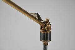 Maison Arlus Brass Floor Lamp with Tripod Base by Maison Arlus Attr France 20th Century - 4108054