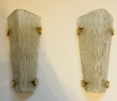 Maison Arlus French 1960s Arlus Murano Glass Wall Lamps - 3373039