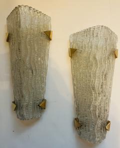 Maison Arlus French 1960s Arlus Murano Glass Wall Lamps - 3373048