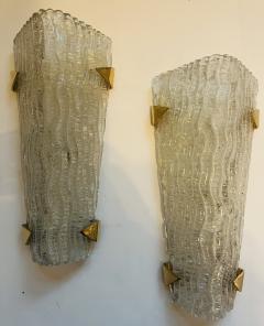 Maison Arlus French 1960s Arlus Murano Glass Wall Lamps - 3373049
