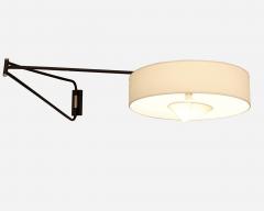 Maison Arlus Large folding and adjustable wall light Maison Arlus Paris France circa 1950 - 4477221