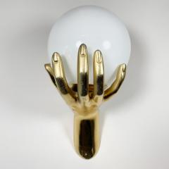 Maison Arlus Maison Arlus Gilt Bronze Hand Wall Sconce France 1970s - 3042215