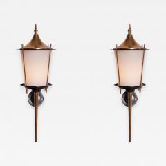 Maison Arlus Maison Arlus Pair of Wall Lights 1970s - 860703