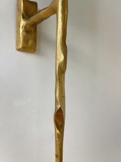 Maison Arlus Pair of Gilt Bronze Sconces by Maison Arlus France 1960s - 2211133